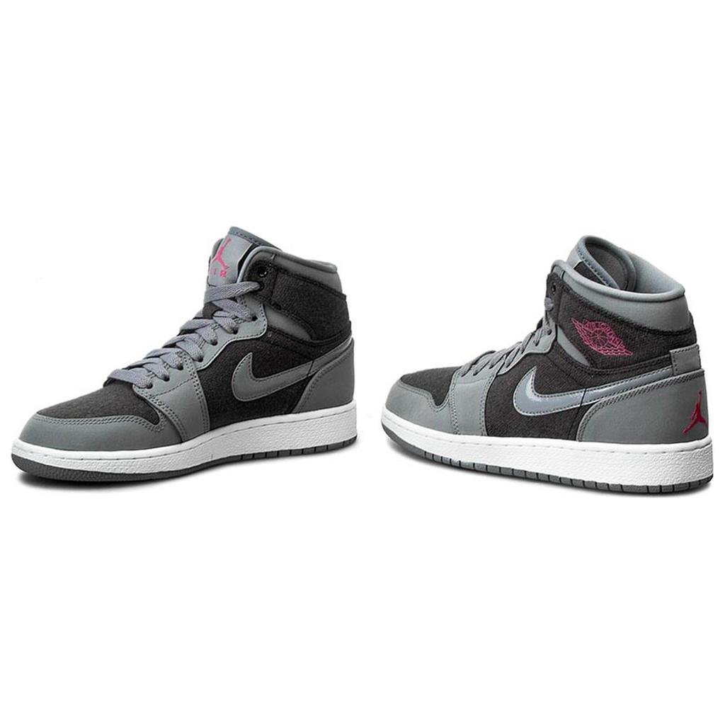 Jordan 1 Retro High GS Cool Grey Vivid Pink 332148-002