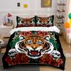 Tiger, Skulls, and Flowers. Bedding Sets Duvet Cover Sets Duvet Covers Pillowcases(1 * Duvet Cover 2 * Pillowcases Without Duvet Insert)