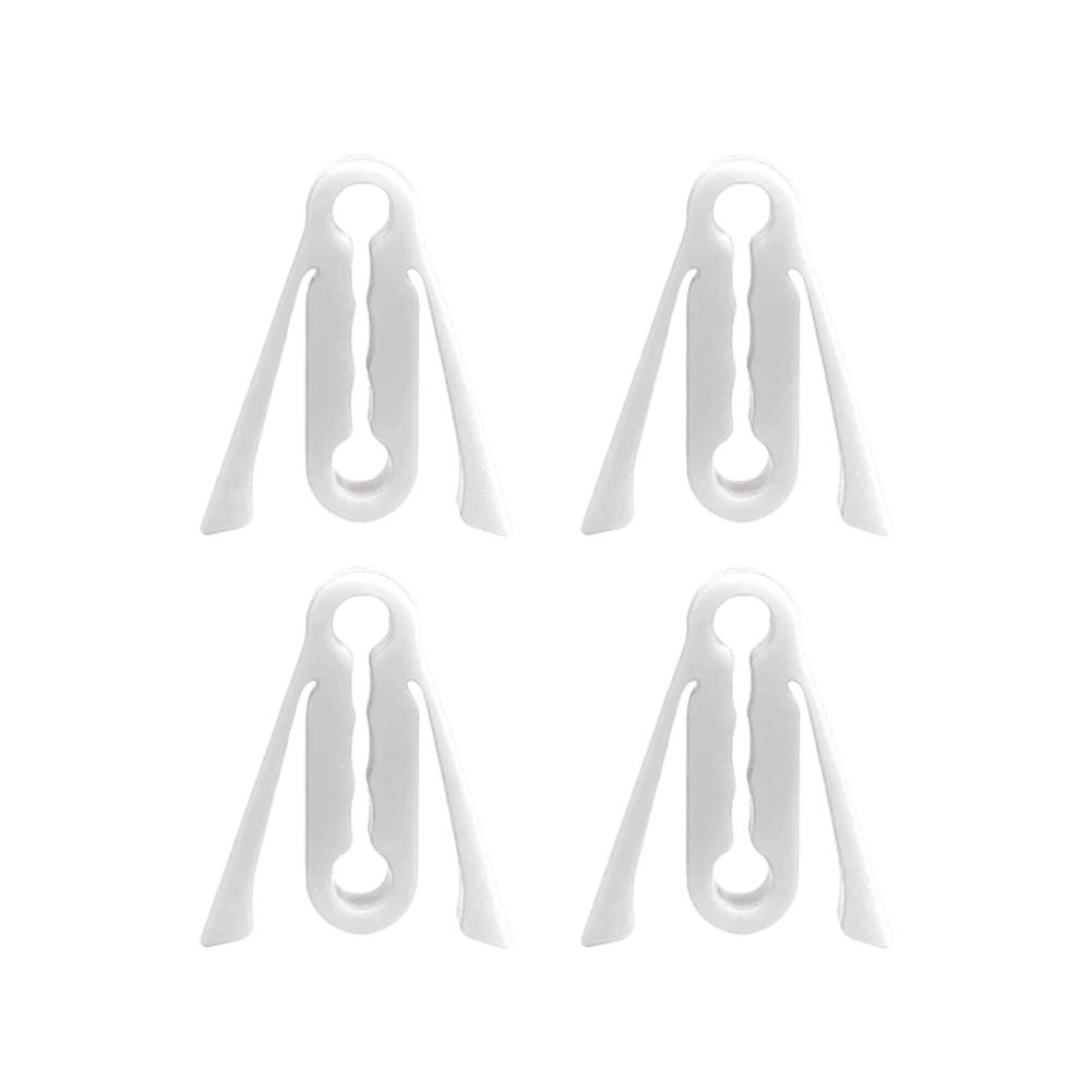 4Pcs Upgraded Shock Absorber for Side Door Soft Silicone Pad Car Door Buckle Cushion Soundproof Anti-Vibration Buffer Pad белый