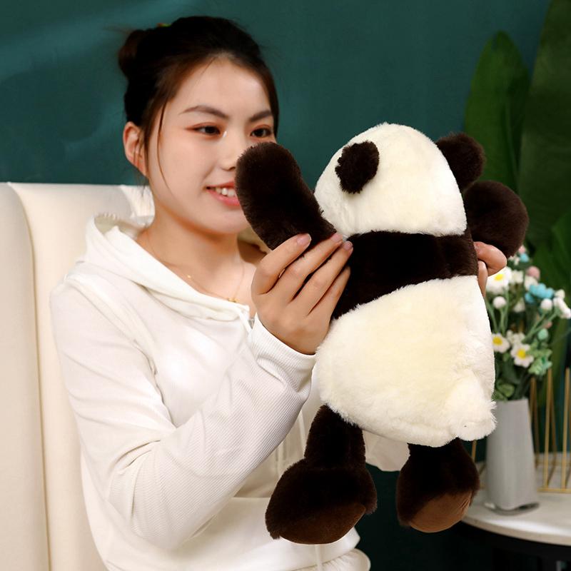 Vycpaná 30cm kreslená zvířátka uklidňující plyšová hračka Panda Bear Husky Lední medvěd Gorila Tučňák Dárek k narozeninám pro děti