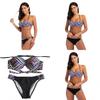 Retro Summer Beach Striped Print Swimwear With Premium Quality Fabric And Timeless Design