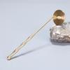 Brass Incense Ceremony Set: Natural Color Seal, Ash Press, Tamping Tool, Brush, Spade