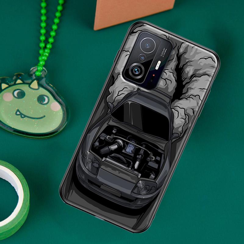 Sports Car JDM  Drift Case For POCO F5 X5 X3 Pro X4 F4 GT F3 M5s C40 Cover For Xiaomi 13 12 Lite 11T 12T Pro 12X