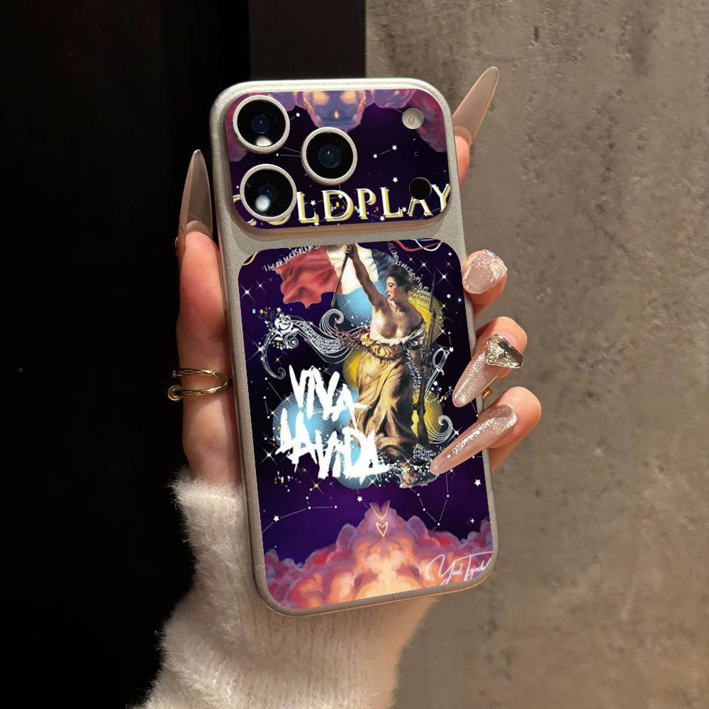

Pop Rock Band C-Coldplay Anti-Scratch Back Decal Protective Wrap Skin For IPhone 17 Pro 17 Pro Max iPhone 17 Pro