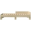 Bed Frame without Mattress Sonoma Oak 90 x 190 cm Engineered Wood