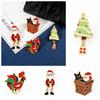 Cartoon Christmas Brooch Christmas Tree Dripping Oil Lapel Pin Santa Claus Enamel Pins  Decoration