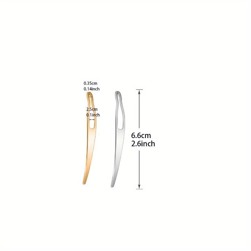 9Pcs Bent Latch Hook Set Crochet Needle Dreadlocks Tool Knitting Crochet Hooks Hair Extensions Tool for Braiding