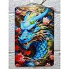 Dragon Metal Wall Art, Mythological Creature Decor Sign