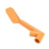 Gutter Cleaning Tool Plastic Roof Gutter Cleaner Scoop Attachment for Standard 3 4 Inch Threaded Poles Orange
