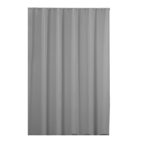 Plastic Shower Liner, Modern Solid Color Bathroom Curtain, Waterproof Shower Curtain with Metal Grommets for Bathroom Decor