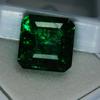 11 Ct Natural CERTIFIED Emerald Square Cut Green Colombian Loose Gemstone A-3903b