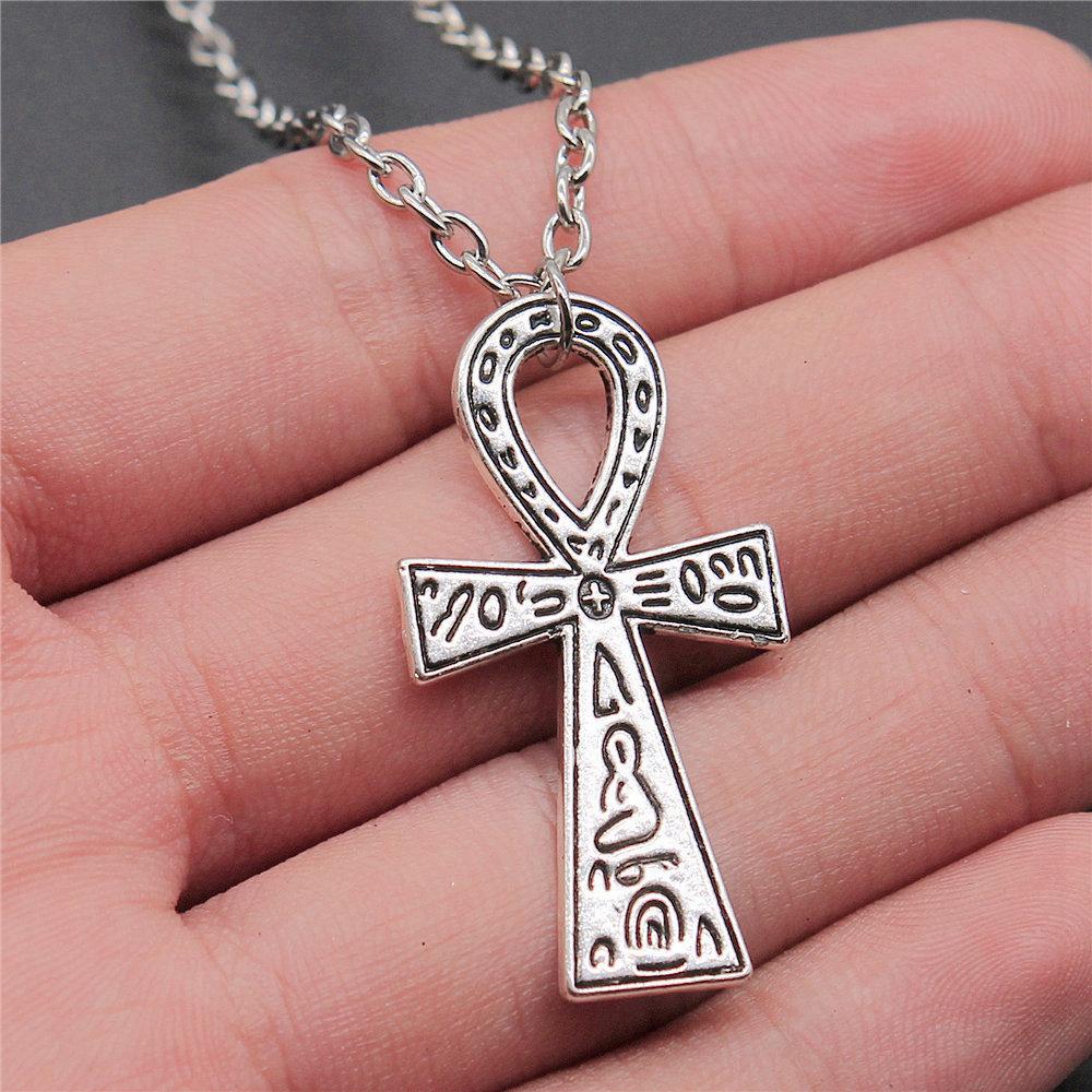 Betendes Kreuz Religiöses Amulett Anhänger Antike Bronze Metall Freund Halskette Neuankunft Geschenk