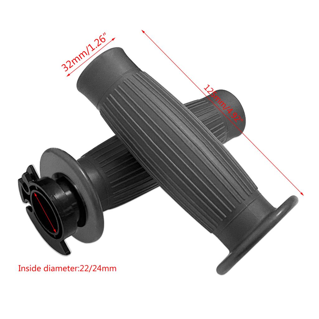 Motorcycle Hand Grips 22/24mm Anti-skid Motorcycle Handlebar Grips Motorbike Grips Motorbike Hand Grips Bar End 2 Pack
