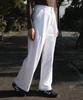 DEHEVE Cotton Pintuck Wide Pants [White]