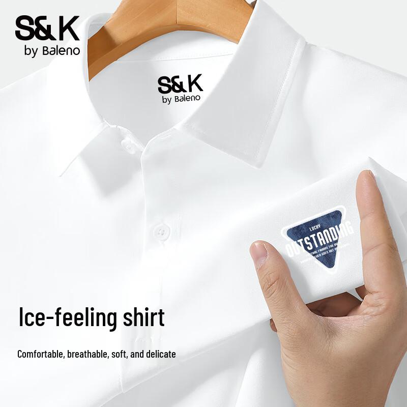 

Baleno Men s Loose Fit Cooling Short Sleeve American Style Shirt XL