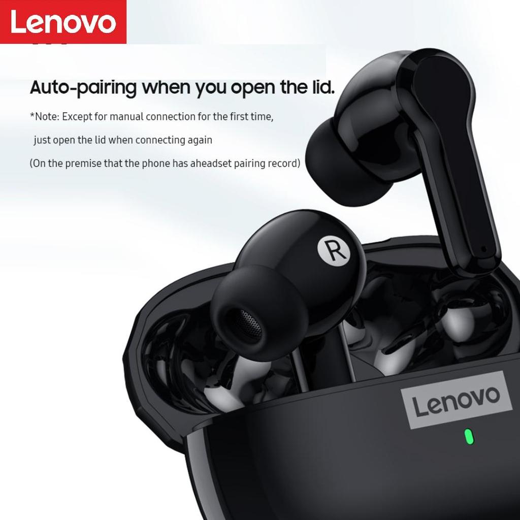 Căști originale Lenovo LP1S TWS Căști fără fir Bluetooth 5.0 Căști sport rezistente la apă Căști cu reducere a zgomotului cu microfon