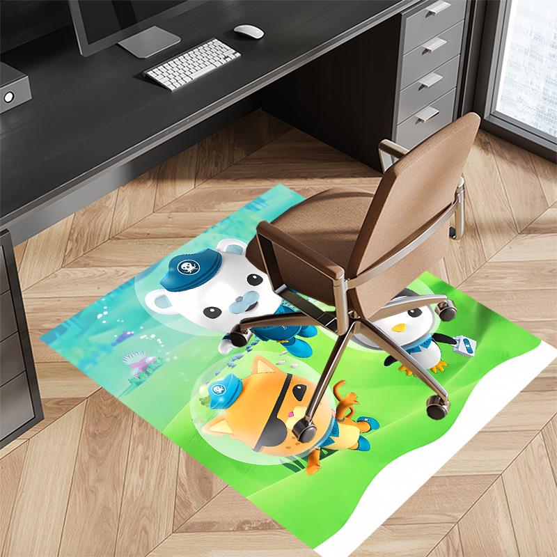 The Octonauts6 Printed Absorbent Washable Carpet, Non-Slip Bathroom Mats, Kitchen Rugs, Yoga Mat,Living Room Entrance, Camping Picnic Rugs