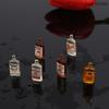 6Pcs/Set Mini Resin Whiskey Wine Bottle 1:12 Miniature Accessories