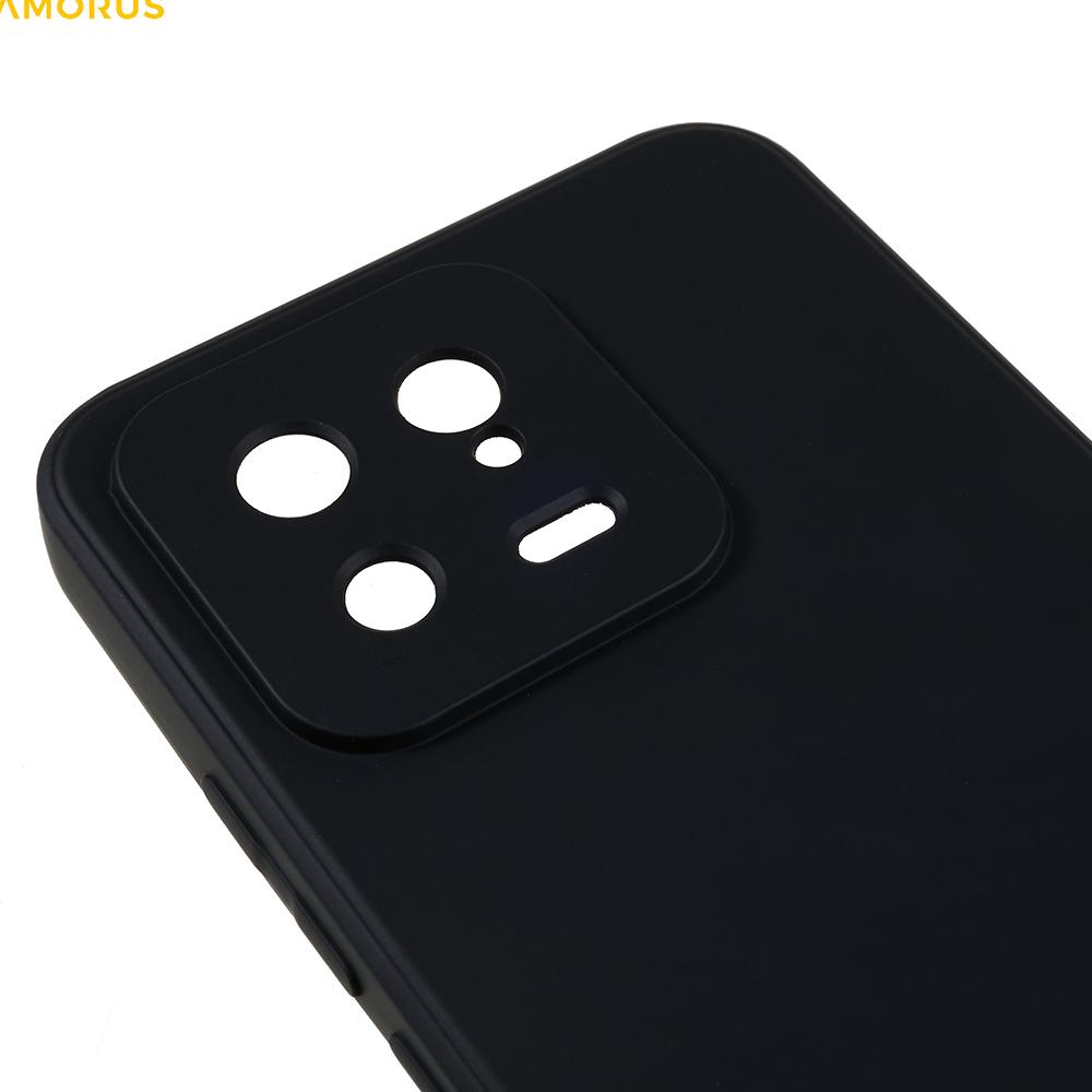 For Xiaomi 13 Case Precise Cutouts TPU Fiber Lining Shockproof Phone Cover