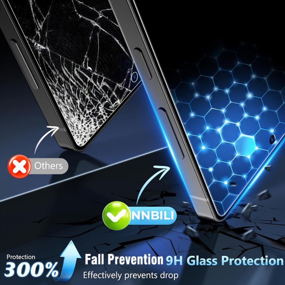 3 Stück staubfreie Installation Anti-Spy HD Gehärtetes Glas Displayschutz für Samsung Z Fold 8 7 6 5 Oleophobe Beschichtung Vollabdeckung