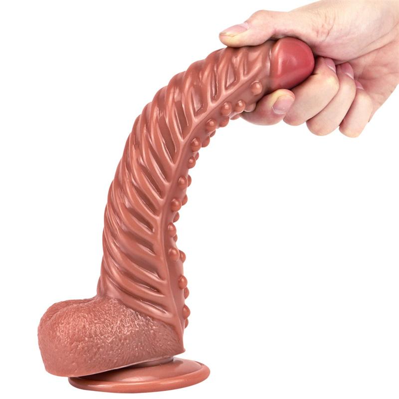 Front Female Thread Granular Massage Female Simulation Dildo Adult Sex Toys