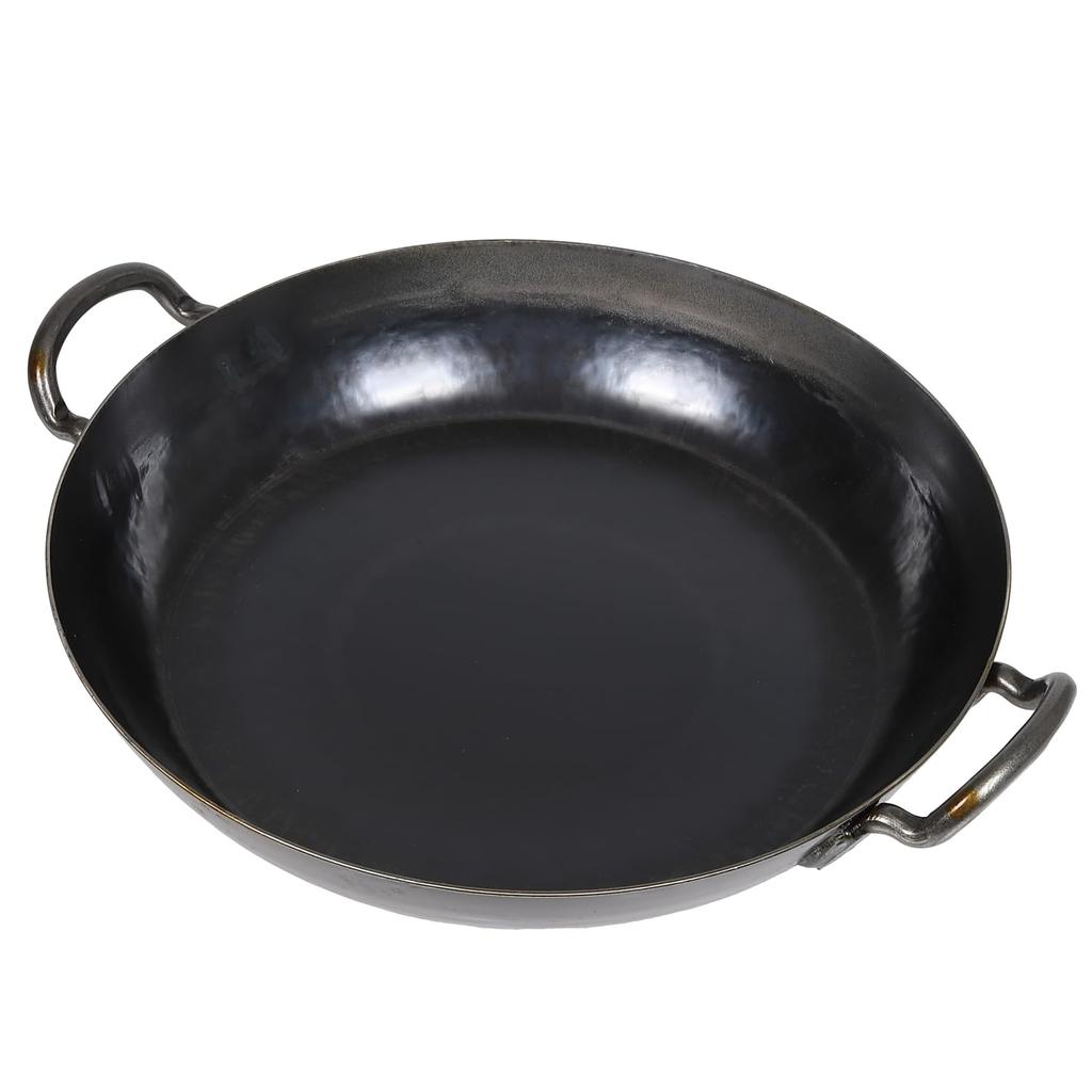 Yamada Kogyosho Iron Hammered Paella Slightly 26cm Made In Custom-made Pan, Deep, [Pre-heated, 1.6mm Thick, Japan]