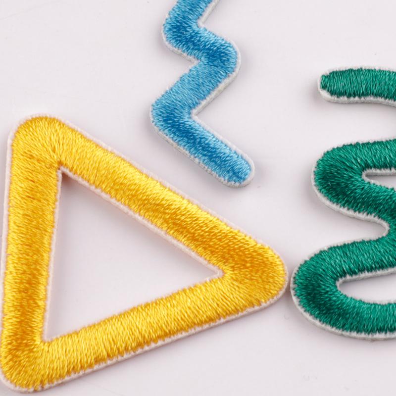 Korean DIY Embroidered Star Self-Adhesive Patch - Clothing Accessory