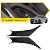2Pcs Interior Door Handle Trim Covers Set For BMW X3 G01 X4 G02 2018-2024 Black