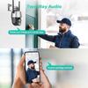 New 8MP WiFi IP Camera 4K Dual Lens Security Camera Outdoor 4K Auto Tracking Siren Alarm Video Surveillance P2P ICsee CCTV PTZ Alexa