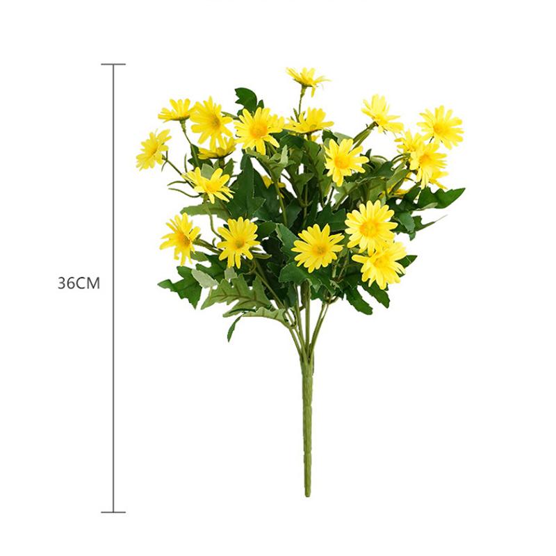 9 Head Korean Style Artificial Small Daisy Rural Home Decoration Outdoor Decoration Small Handle Bouquet Chrysanthemum