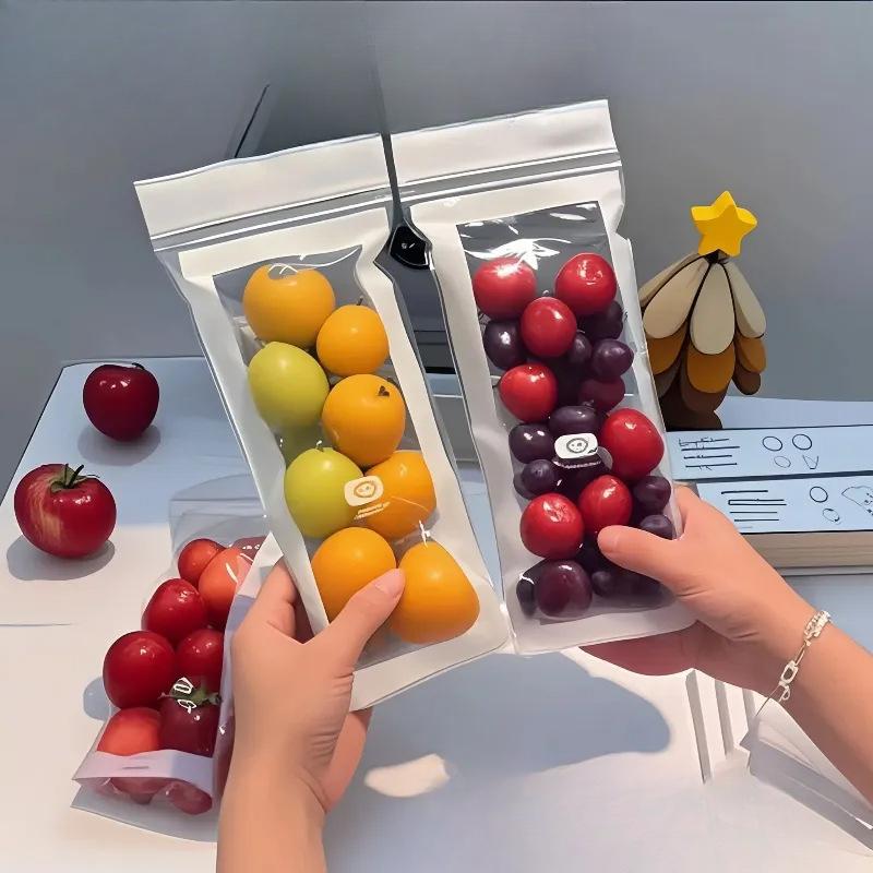 Long Sealed Fresh-keeping Bags Household Thickened Food Sealing Bags Kitchen Refrigerator Freezing and Refrigeration Self-sealing Bags