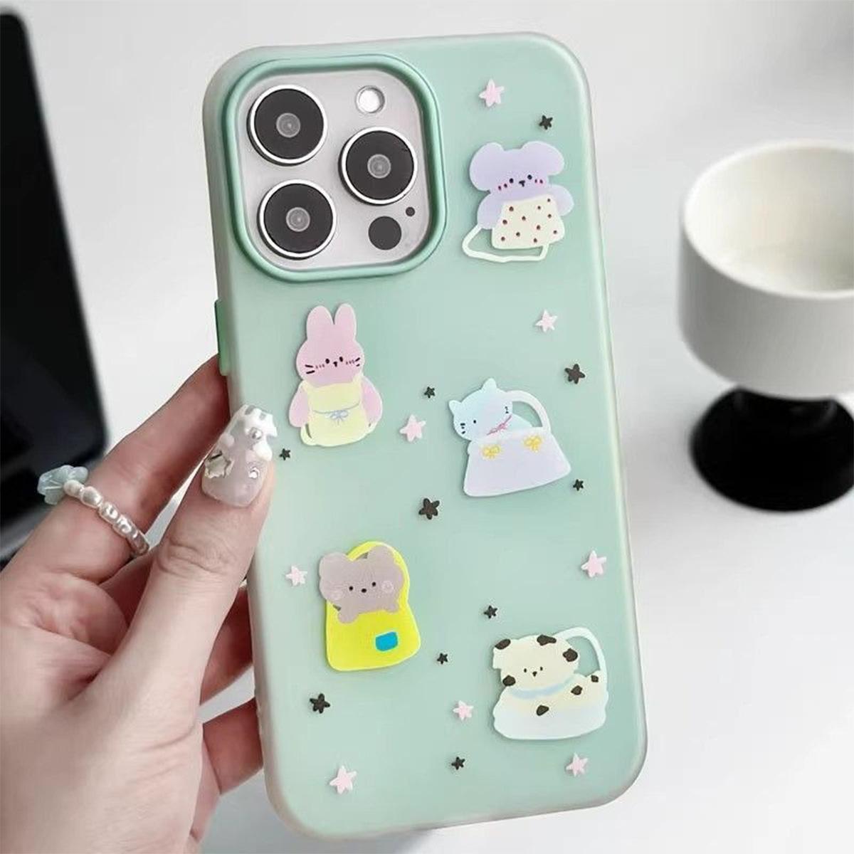 

Jelly 2-in-1 Mobile Phone Case Cartoon Small Animal Domestic Android for For Huawei NOVA for Honor Trendy Girl Japan and South Korea For Honor Play 40