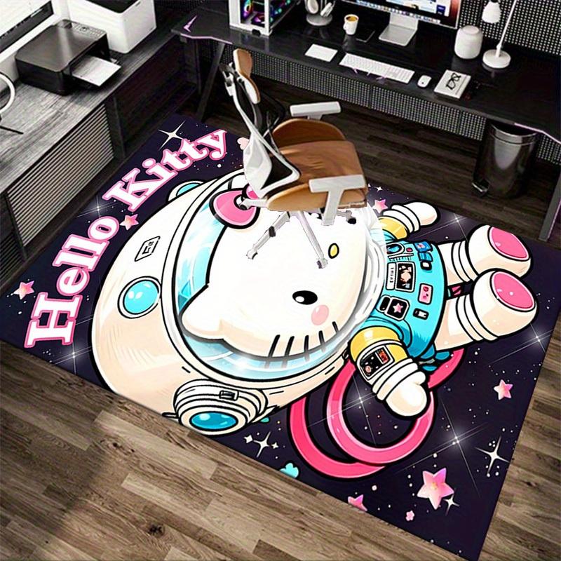 1pc Hello Kitty Astronaut Rug - Cute Hello Kitty Gifts for Room Decor, Office Rugz135