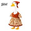 Veranda-Gans-Kostüme Thanksgiving-Outfit Herbstkleid mit Kopftuch Rasenkleidung
