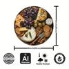 Metal Tin Sign Round Cheese Wall Decor Kitchen Home Retro Art