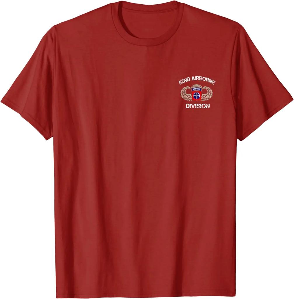 82nd Airborne Division Veterans Day Gift TShirt 100 Cotton ONeck Summer Short Sleeve Casual Unisexs Tshirt Size S3XL