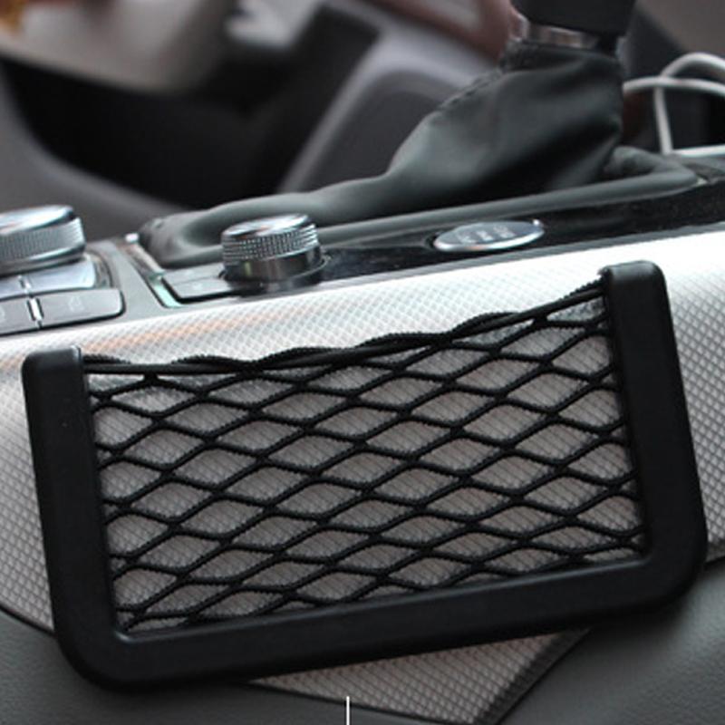 Univerzální úložná taška do auta Elastická Flexibilní Síťovina Zadní Nákladní Auto Úložný Organizér Síťka SUV Interiérové Doplňky Kapsa Nářadí Nové