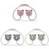 Panda USB Tragbarer Nackenventilator mit 3 Geschwindigkeitsstufen und wiederaufladbarem Akku für Outdoor-Aktivitäten