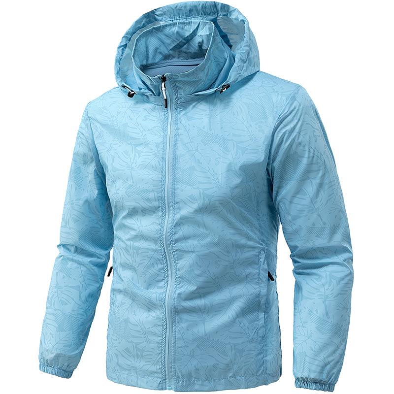 New Summer Sun Protection Clothes Men's Skin Clothes Hooded Jacket Men's Outdoor Sports Fishing Suit
