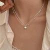 VENTFILLE Colier cu Mărgele Geometrie din Argint Sterling 925 pentru Femei Fată Design Coreean Colier Versatil Bijuterii Dropship Vânzare cu Ridicata