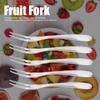 5Pcs Rustless Steel Dessert Fork Polished Edge Cocktail Fork Portable Seafood Fork  Party Use