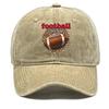 Fußball-Saison-Print Unisex Baseballkappe Verstellbare Dad Hat Kopfbedeckung Used Snapback Baseballkappen Ideale Wahl für Draußen