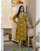 Women Designer Kurta Pant Dupatta Set Indian Bollywood Top Tunic Kurti Salwar Suit Dress