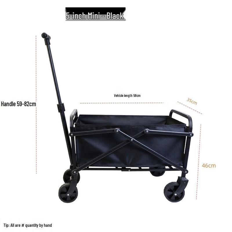 ZISIZ Outdoor Foldable Camping Cart