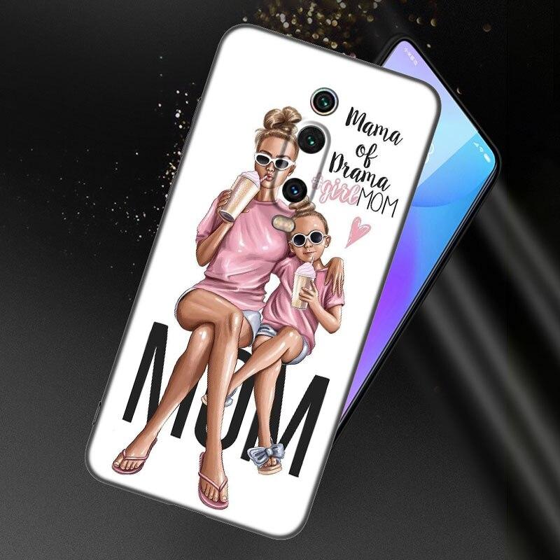 Wunderschöne Mutter Tochter Sohn Hülle Für Xiaomi Redmi 7 7A 8A 9i 9A 9C 10 10A 10C K20 Note 5 6 Mi 8 9 9T Pro A2 Lite A3 6X Mix 3