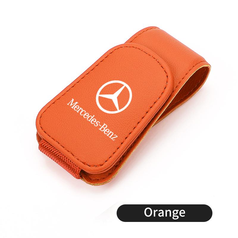 D6Magnetic Car Glasses Holder Sunshade Platep Card Ticket Clip For Mercedes Benz CLK GLC W212 C200 C300 W203 W204 W205 W169 W176