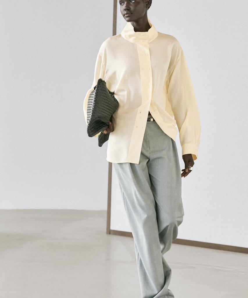 Masimodutti Fluid Pants With Dart Detail