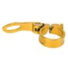 34.9mm Durable Bicycle Quick Release Seatposts Clamp Aluminum Alloy Seat Tube ClampGolden