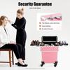 Professional Rolling Makeup Train Case Large Capacity with Removable Wheels for Makeup Artists Nail Techs Travel