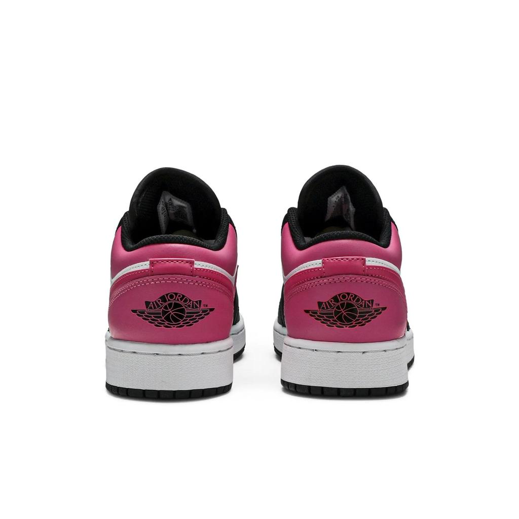Air Jordan 1 Low Grade School 'Pinksicle' (Unisex) White / Pinksicle / Black Kids' Basketball Shoes 554723 106